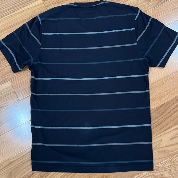 Men’s black Striped Tee Shirt - Picture 3 of 3